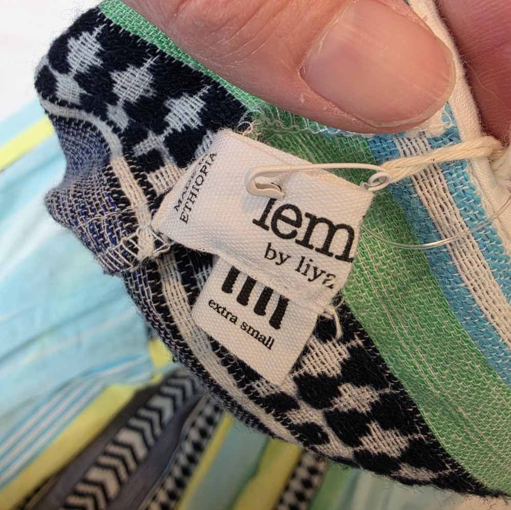 NWT Lemlem Neela Cascade Tiered Dress in Sky Blue XS - Picture 8 of 9